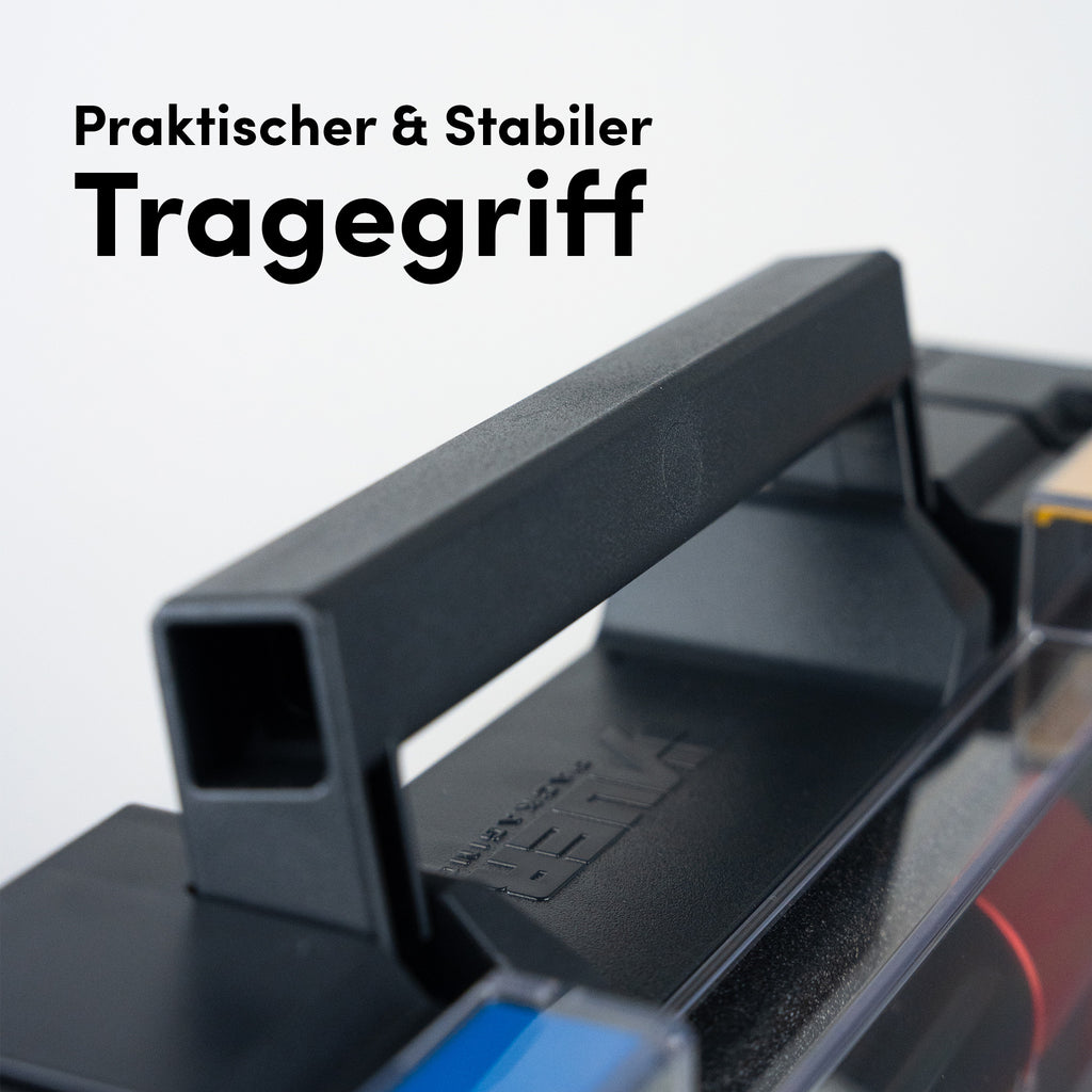 Stabiler Tragegriff am Lochmichel Set-Koffer – Profiqualität